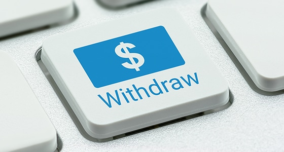 Withdraw button