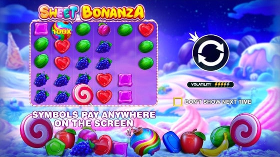 Sweet Bonanza by Pragmatic Play main screen