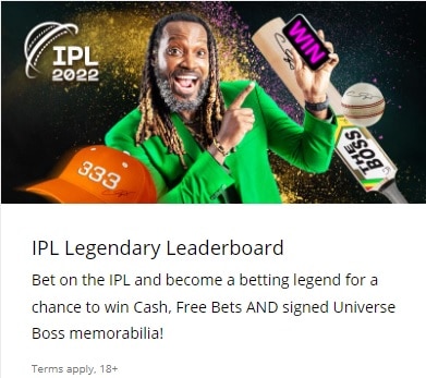 IPL legendary leaderboard bonus logo