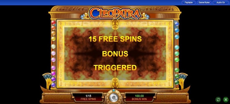 Free spin bonus